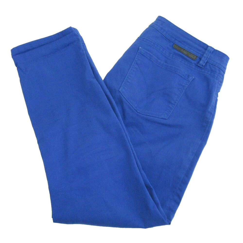 Calvin Klein Jeans Womens Size 6 Blue Skinny Cotton Denim Pants 5 Pockets